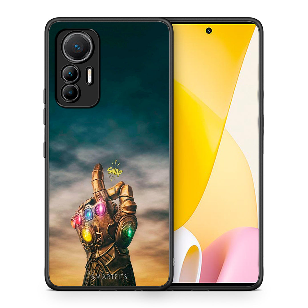 Θήκη Xiaomi 12 Lite 5G Infinity Snap από τη Smartfits με σχέδιο στο πίσω μέρος και μαύρο περίβλημα | Xiaomi 12 Lite 5G Infinity Snap case with colorful back and black bezels