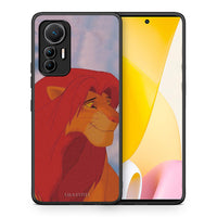 Thumbnail for Θήκη Αγίου Βαλεντίνου Xiaomi 12 Lite 5G Lion Love 1 από τη Smartfits με σχέδιο στο πίσω μέρος και μαύρο περίβλημα | Xiaomi 12 Lite 5G Lion Love 1 case with colorful back and black bezels