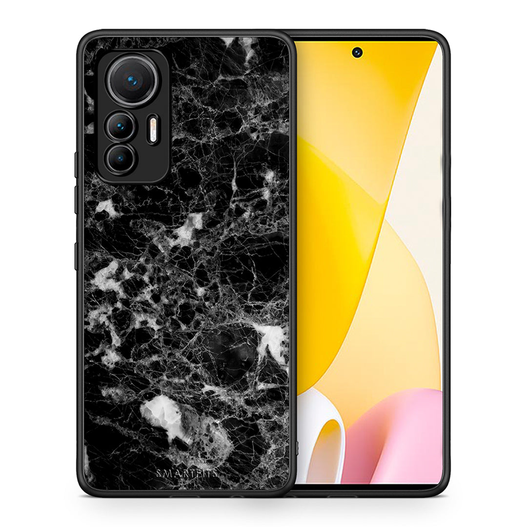 Θήκη Xiaomi 12 Lite 5G Male Marble από τη Smartfits με σχέδιο στο πίσω μέρος και μαύρο περίβλημα | Xiaomi 12 Lite 5G Male Marble case with colorful back and black bezels