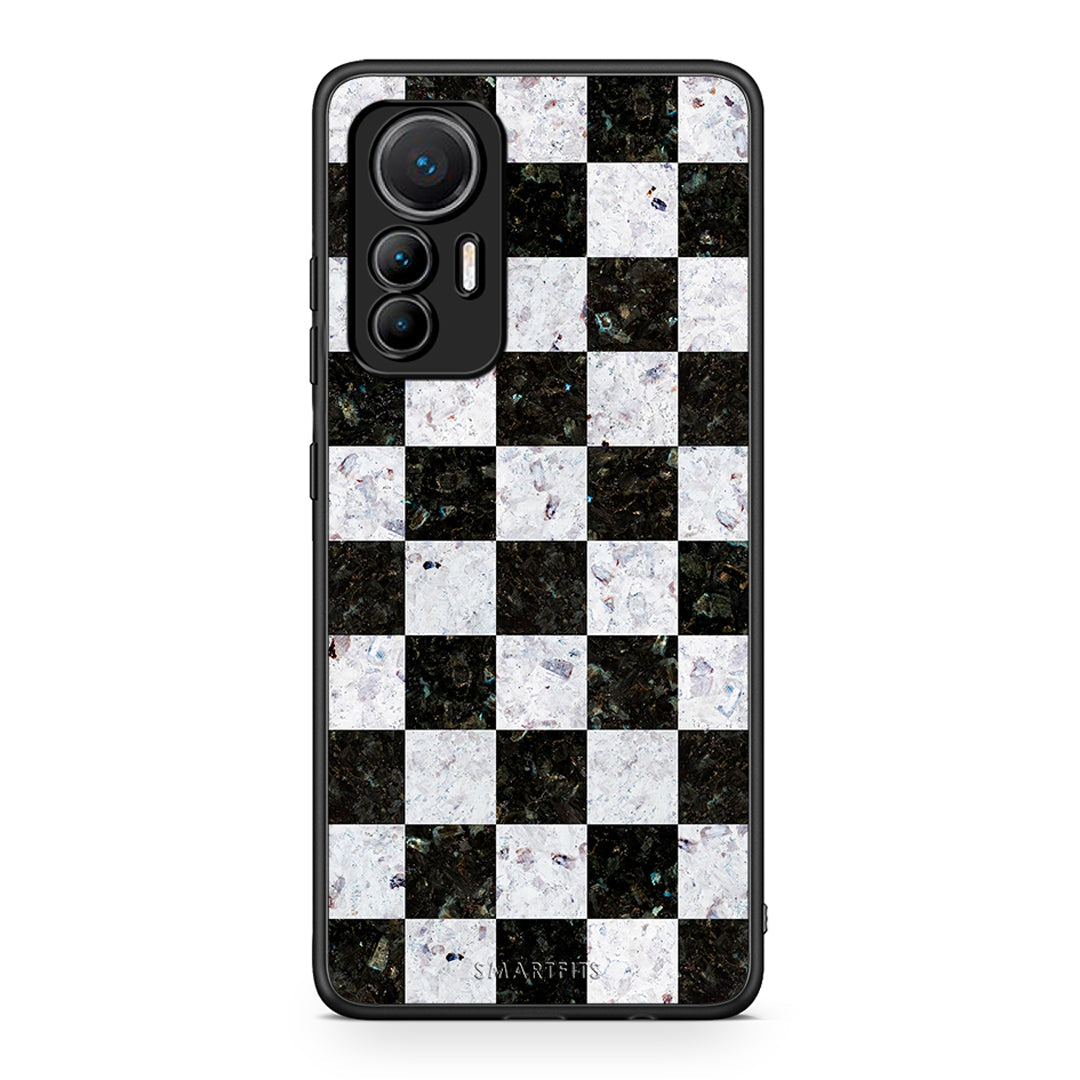 4 - Xiaomi 12 Lite 5G Square Geometric Marble case, cover, bumper