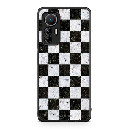 4 - Xiaomi 12 Lite 5G Square Geometric Marble case, cover, bumper