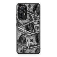 Thumbnail for Xiaomi 12 Lite 5G Money Dollars θήκη από τη Smartfits με σχέδιο στο πίσω μέρος και μαύρο περίβλημα | Smartphone case with colorful back and black bezels by Smartfits