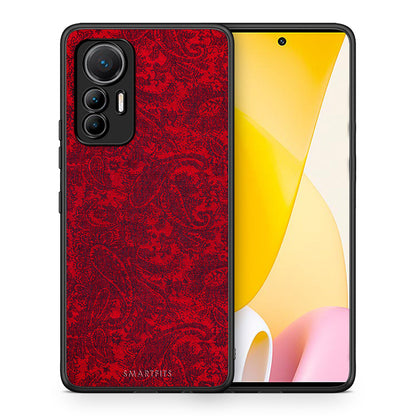 Θήκη Xiaomi 12 Lite 5G Paisley Cashmere από τη Smartfits με σχέδιο στο πίσω μέρος και μαύρο περίβλημα | Xiaomi 12 Lite 5G Paisley Cashmere case with colorful back and black bezels