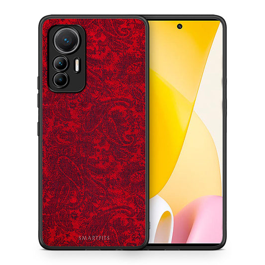 Θήκη Xiaomi 12 Lite 5G Paisley Cashmere από τη Smartfits με σχέδιο στο πίσω μέρος και μαύρο περίβλημα | Xiaomi 12 Lite 5G Paisley Cashmere case with colorful back and black bezels