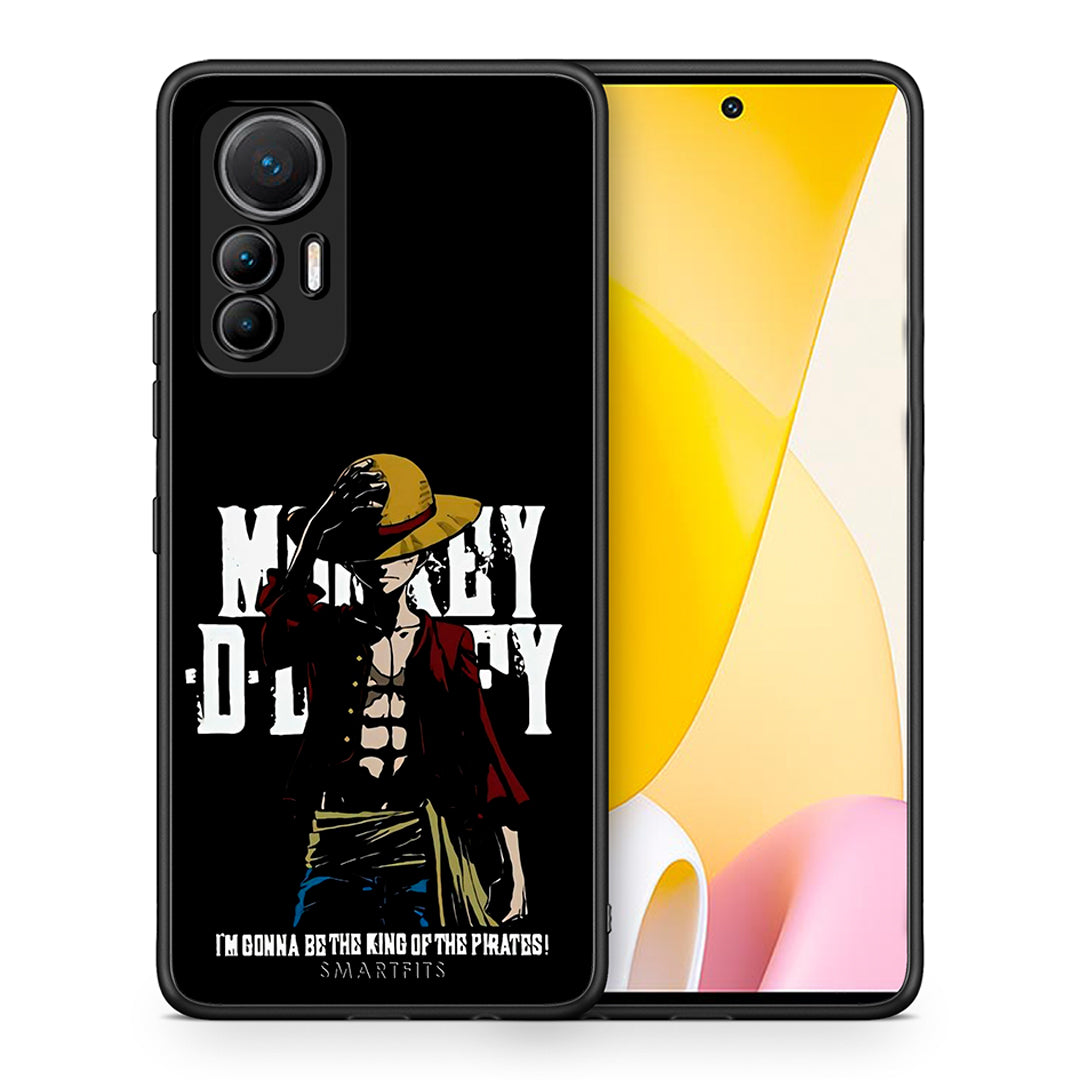 Θήκη Xiaomi 12 Lite 5G Pirate King από τη Smartfits με σχέδιο στο πίσω μέρος και μαύρο περίβλημα | Xiaomi 12 Lite 5G Pirate King case with colorful back and black bezels