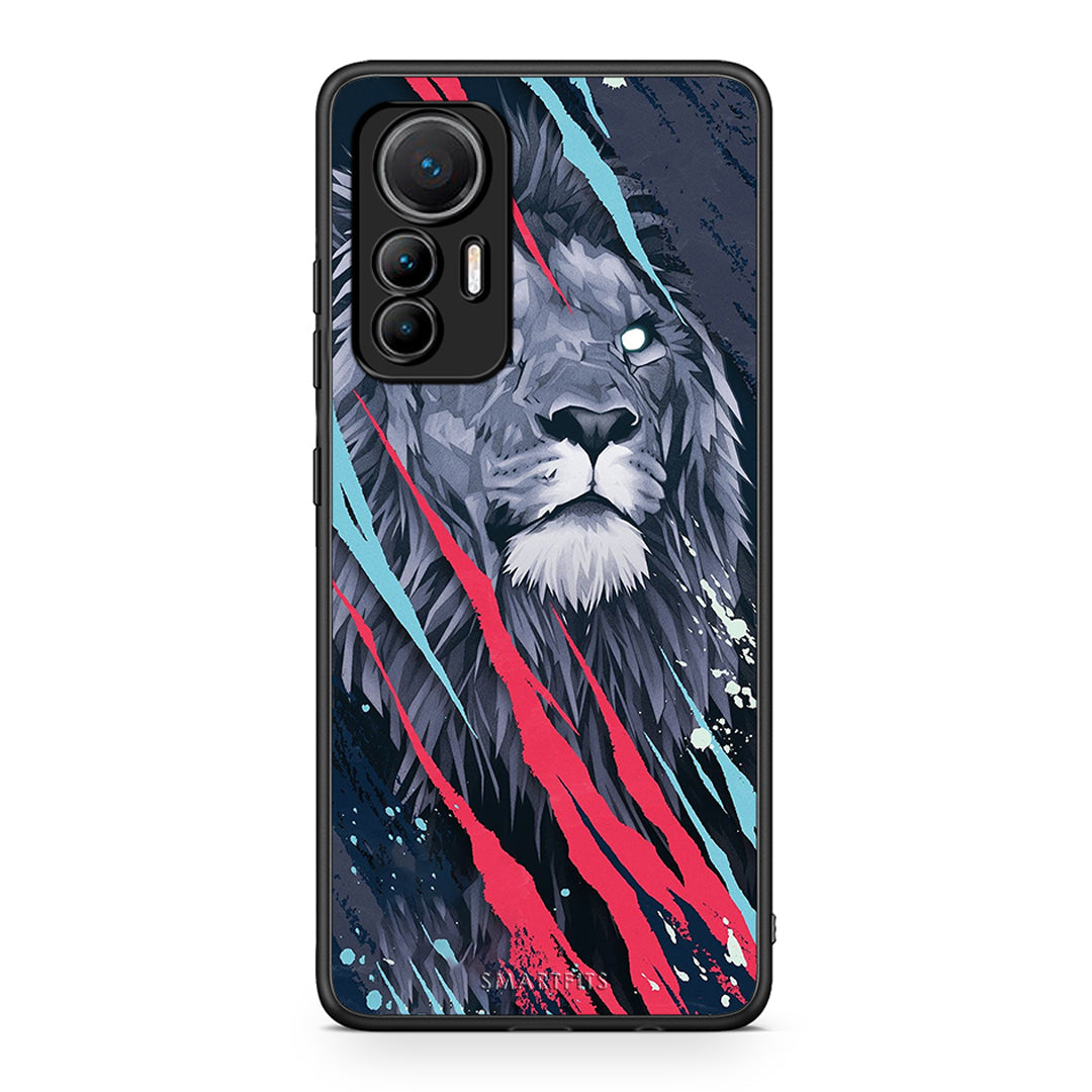 4 - Xiaomi 12 Lite 5G Lion Designer PopArt case, cover, bumper