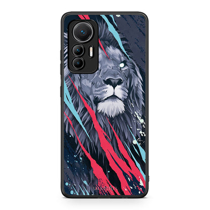 4 - Xiaomi 12 Lite 5G Lion Designer PopArt case, cover, bumper