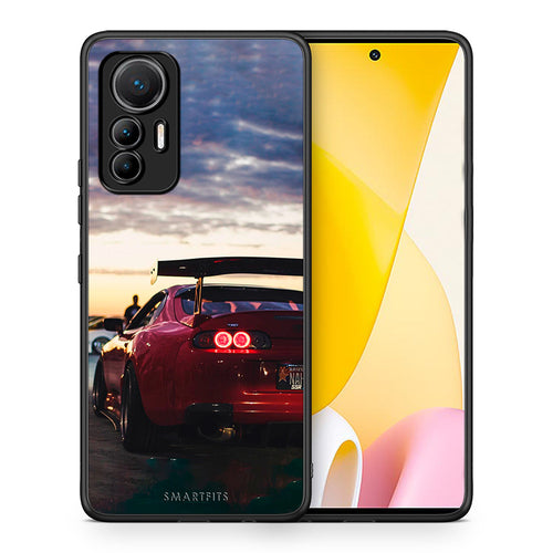 Θήκη Xiaomi 12 Lite 5G Racing Supra από τη Smartfits με σχέδιο στο πίσω μέρος και μαύρο περίβλημα | Xiaomi 12 Lite 5G Racing Supra case with colorful back and black bezels