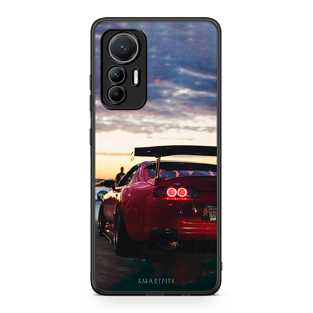 Xiaomi 12 Lite 5G Racing Supra θήκη από τη Smartfits με σχέδιο στο πίσω μέρος και μαύρο περίβλημα | Smartphone case with colorful back and black bezels by Smartfits