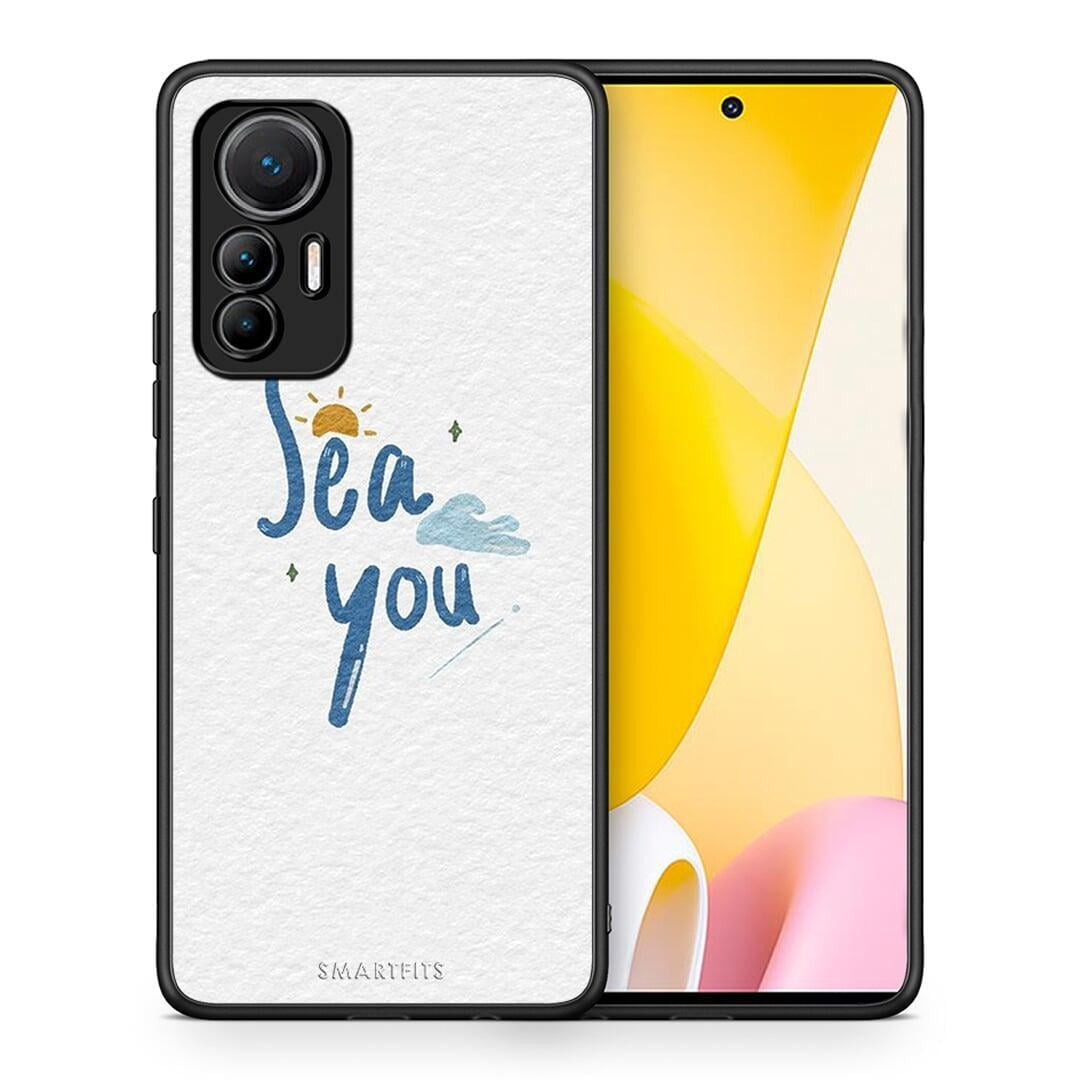 Θήκη Xiaomi 12 Lite 5G Sea You από τη Smartfits με σχέδιο στο πίσω μέρος και μαύρο περίβλημα | Xiaomi 12 Lite 5G Sea You case with colorful back and black bezels