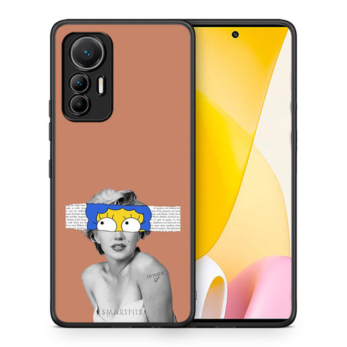 Θήκη Xiaomi 12 Lite 5G Sim Merilyn από τη Smartfits με σχέδιο στο πίσω μέρος και μαύρο περίβλημα | Xiaomi 12 Lite 5G Sim Merilyn case with colorful back and black bezels