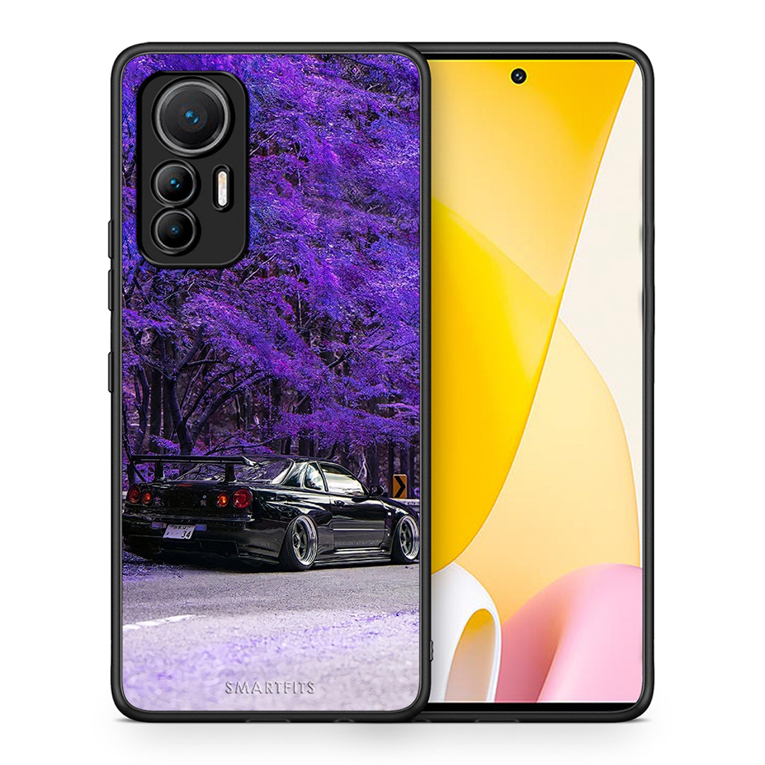 Θήκη Αγίου Βαλεντίνου Xiaomi 12 Lite 5G Super Car από τη Smartfits με σχέδιο στο πίσω μέρος και μαύρο περίβλημα | Xiaomi 12 Lite 5G Super Car case with colorful back and black bezels