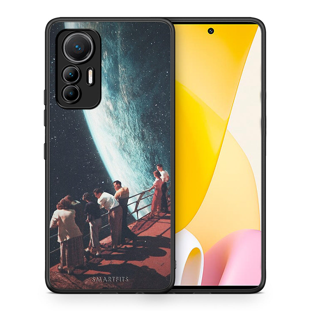 Θήκη Xiaomi 12 Lite 5G Surreal View από τη Smartfits με σχέδιο στο πίσω μέρος και μαύρο περίβλημα | Xiaomi 12 Lite 5G Surreal View case with colorful back and black bezels