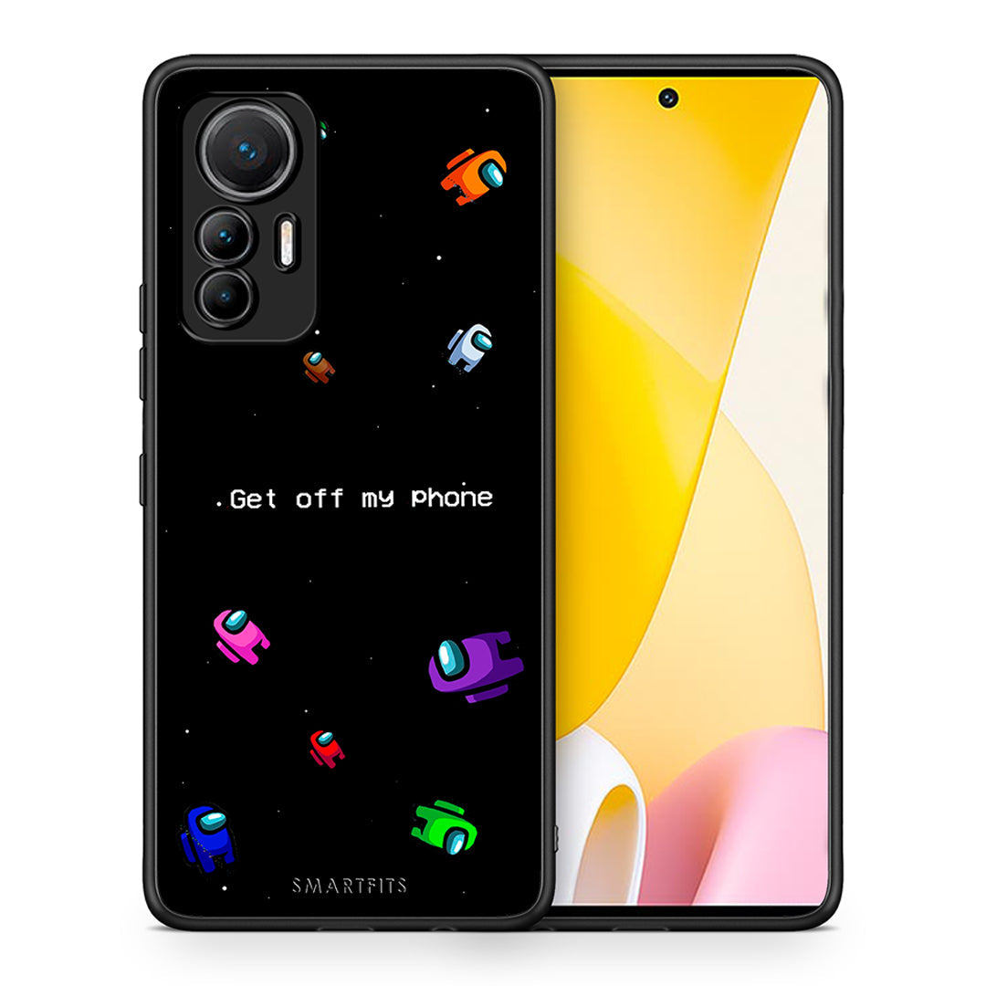 Θήκη Xiaomi 12 Lite 5G AFK Text από τη Smartfits με σχέδιο στο πίσω μέρος και μαύρο περίβλημα | Xiaomi 12 Lite 5G AFK Text case with colorful back and black bezels