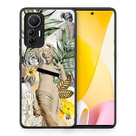 Θήκη Xiaomi 12 Lite 5G Woman Statue από τη Smartfits με σχέδιο στο πίσω μέρος και μαύρο περίβλημα | Xiaomi 12 Lite 5G Woman Statue case with colorful back and black bezels