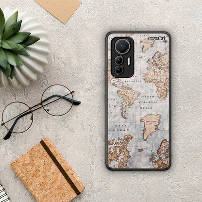 World Map - Xiaomi 12 Lite 5G θήκη