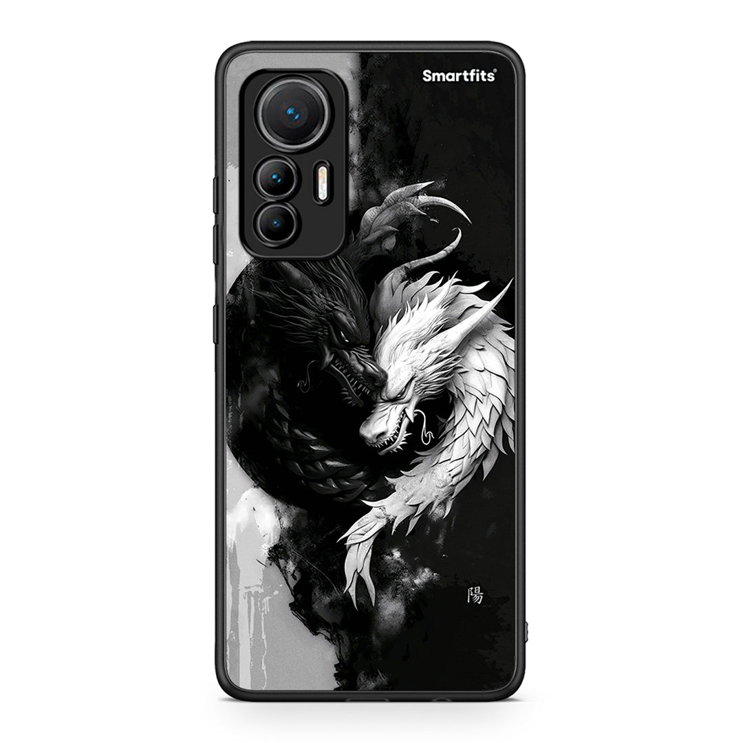 Xiaomi 12 Lite 5G Yin Yang θήκη από τη Smartfits με σχέδιο στο πίσω μέρος και μαύρο περίβλημα | Smartphone case with colorful back and black bezels by Smartfits