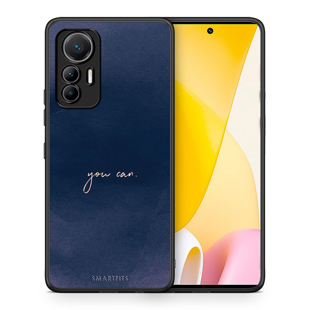 Θήκη Xiaomi 12 Lite 5G You Can από τη Smartfits με σχέδιο στο πίσω μέρος και μαύρο περίβλημα | Xiaomi 12 Lite 5G You Can case with colorful back and black bezels