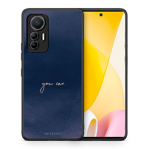 Θήκη Xiaomi 12 Lite 5G You Can από τη Smartfits με σχέδιο στο πίσω μέρος και μαύρο περίβλημα | Xiaomi 12 Lite 5G You Can case with colorful back and black bezels