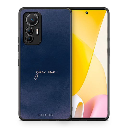 Θήκη Xiaomi 12 Lite 5G You Can από τη Smartfits με σχέδιο στο πίσω μέρος και μαύρο περίβλημα | Xiaomi 12 Lite 5G You Can case with colorful back and black bezels