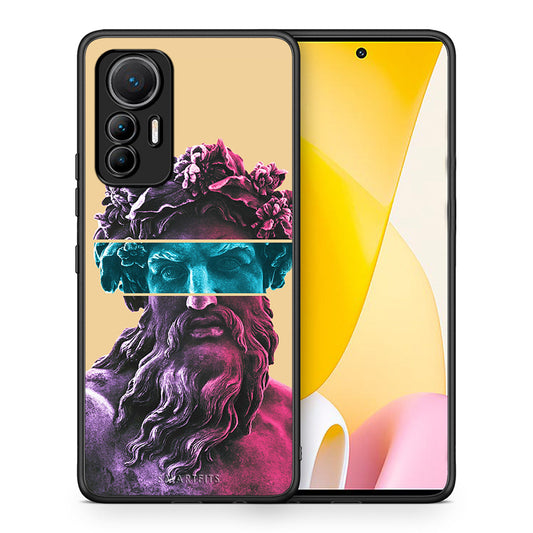 Θήκη Αγίου Βαλεντίνου Xiaomi 12 Lite 5G Zeus Art από τη Smartfits με σχέδιο στο πίσω μέρος και μαύρο περίβλημα | Xiaomi 12 Lite 5G Zeus Art case with colorful back and black bezels