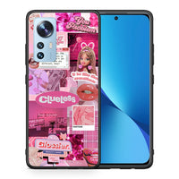 Thumbnail for Θήκη Αγίου Βαλεντίνου Xiaomi 12 / 12X 5G Pink Love από τη Smartfits με σχέδιο στο πίσω μέρος και μαύρο περίβλημα | Xiaomi 12 / 12X 5G Pink Love case with colorful back and black bezels