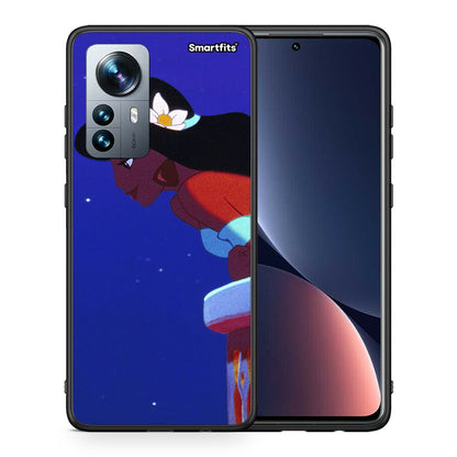 Θήκη Xiaomi 12 Pro Alladin And Jasmine Love 2 από τη Smartfits με σχέδιο στο πίσω μέρος και μαύρο περίβλημα | Xiaomi 12 Pro Alladin And Jasmine Love 2 case with colorful back and black bezels