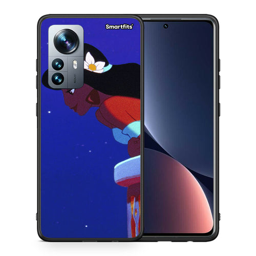 Θήκη Xiaomi 12 Pro Alladin And Jasmine Love 2 από τη Smartfits με σχέδιο στο πίσω μέρος και μαύρο περίβλημα | Xiaomi 12 Pro Alladin And Jasmine Love 2 case with colorful back and black bezels