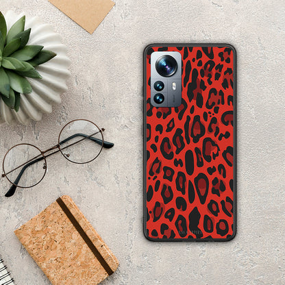 Animal Red Leopard - Xiaomi 12 Pro θήκη