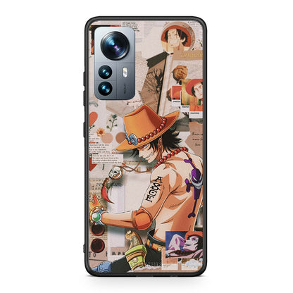 Xiaomi 12 Pro Anime Collage θήκη από τη Smartfits με σχέδιο στο πίσω μέρος και μαύρο περίβλημα | Smartphone case with colorful back and black bezels by Smartfits