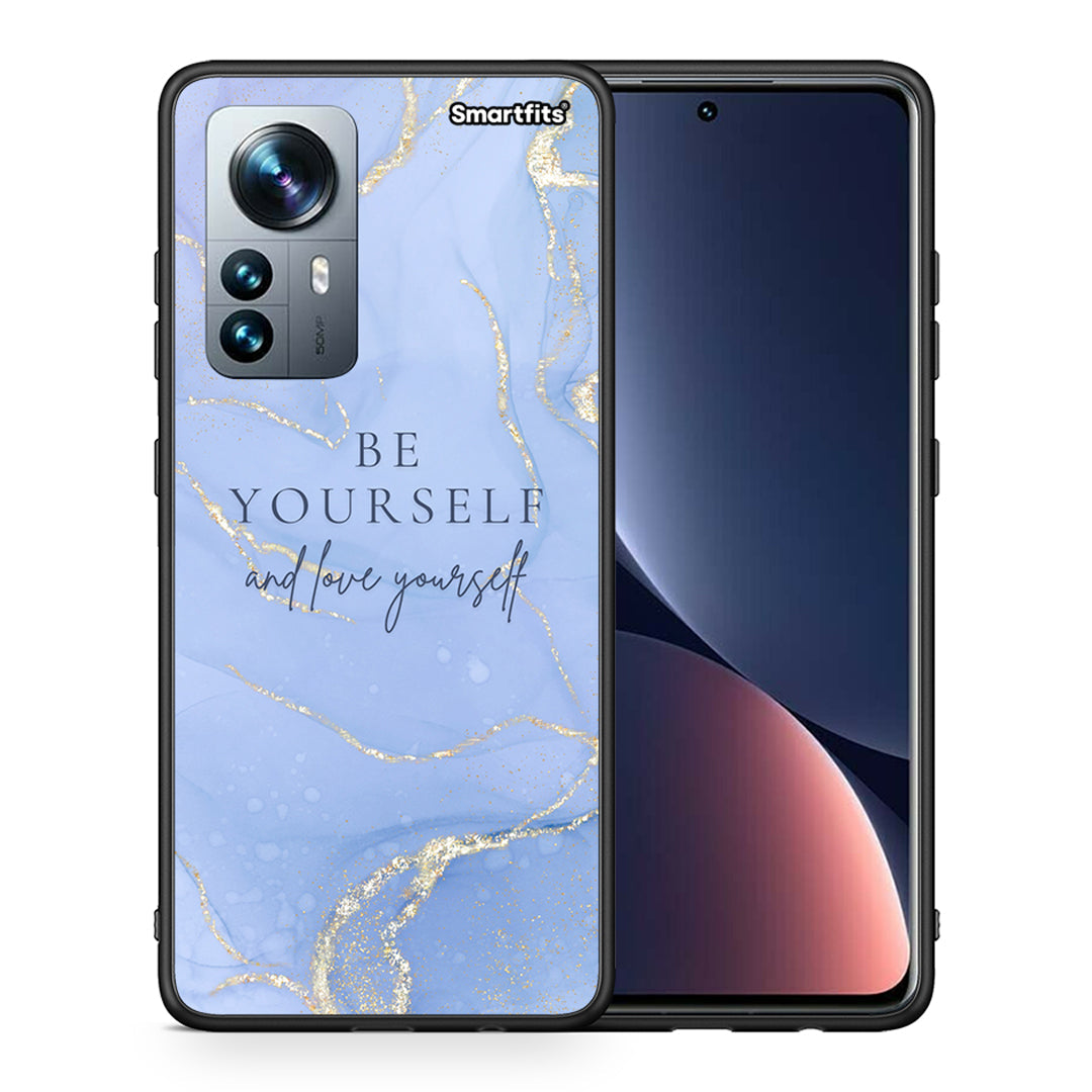 Θήκη Xiaomi 12 Pro Be Yourself από τη Smartfits με σχέδιο στο πίσω μέρος και μαύρο περίβλημα | Xiaomi 12 Pro Be Yourself case with colorful back and black bezels