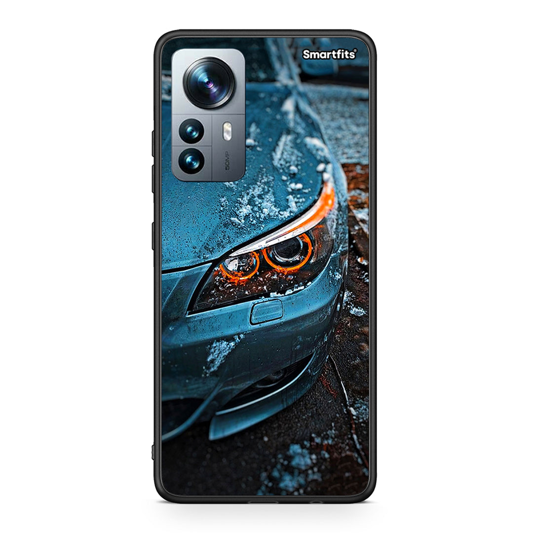 Xiaomi 12 Pro Bmw E60 θήκη από τη Smartfits με σχέδιο στο πίσω μέρος και μαύρο περίβλημα | Smartphone case with colorful back and black bezels by Smartfits