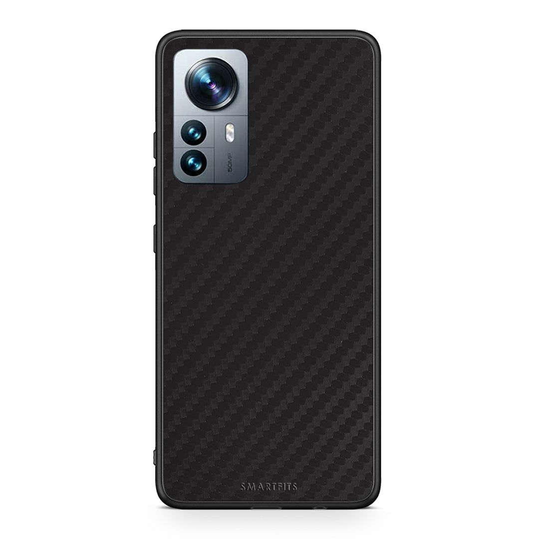 Xiaomi 12 Pro Carbon Black θήκη από τη Smartfits με σχέδιο στο πίσω μέρος και μαύρο περίβλημα | Smartphone case with colorful back and black bezels by Smartfits