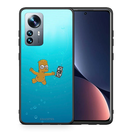 Θήκη Xiaomi 12 Pro Chasing Money από τη Smartfits με σχέδιο στο πίσω μέρος και μαύρο περίβλημα | Xiaomi 12 Pro Chasing Money case with colorful back and black bezels