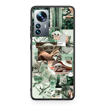 Xiaomi 12 Pro Collage Dude Θήκη Αγίου Βαλεντίνου από τη Smartfits με σχέδιο στο πίσω μέρος και μαύρο περίβλημα | Smartphone case with colorful back and black bezels by Smartfits