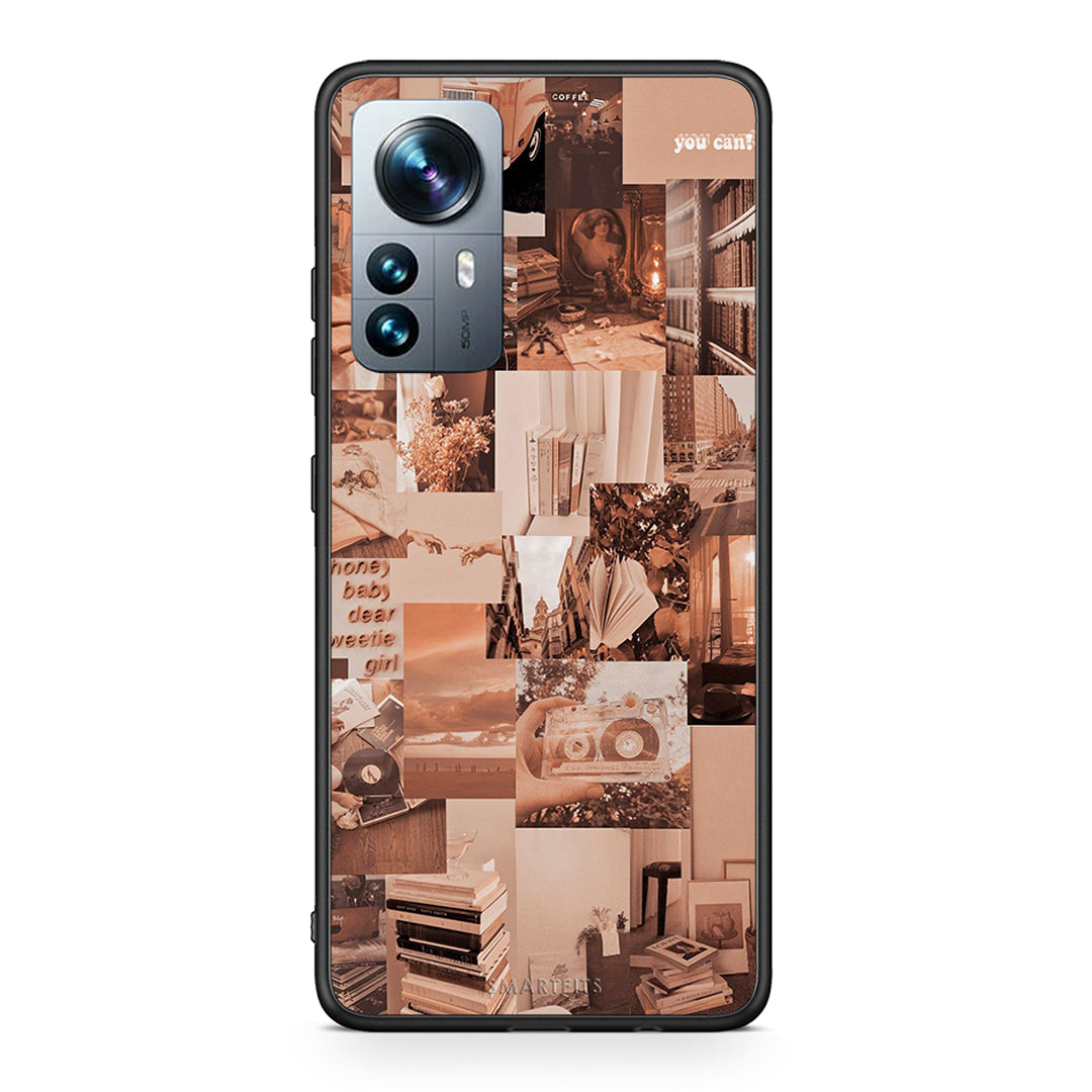 Xiaomi 12 Pro Collage You Can Θήκη Αγίου Βαλεντίνου από τη Smartfits με σχέδιο στο πίσω μέρος και μαύρο περίβλημα | Smartphone case with colorful back and black bezels by Smartfits