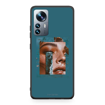 Xiaomi 12 Pro Cry An Ocean θήκη από τη Smartfits με σχέδιο στο πίσω μέρος και μαύρο περίβλημα | Smartphone case with colorful back and black bezels by Smartfits