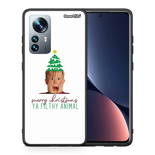 Θήκη Xiaomi 12 Pro Filthy Animal από τη Smartfits με σχέδιο στο πίσω μέρος και μαύρο περίβλημα | Xiaomi 12 Pro Filthy Animal case with colorful back and black bezels