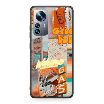 Xiaomi 12 Pro Groovy Babe Θήκη Αγίου Βαλεντίνου από τη Smartfits με σχέδιο στο πίσω μέρος και μαύρο περίβλημα | Smartphone case with colorful back and black bezels by Smartfits