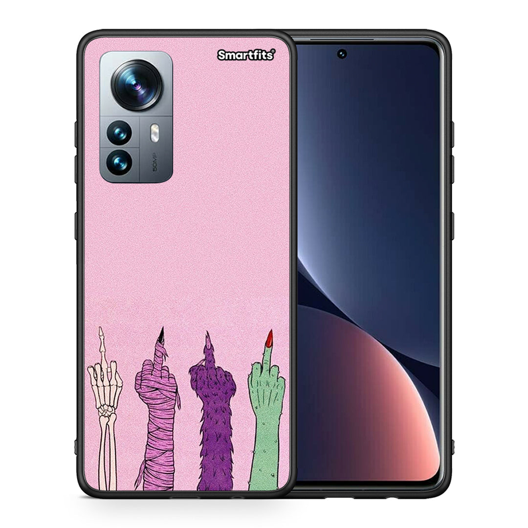 Θήκη Xiaomi 12 Pro Halloween Be A Lady από τη Smartfits με σχέδιο στο πίσω μέρος και μαύρο περίβλημα | Xiaomi 12 Pro Halloween Be A Lady case with colorful back and black bezels
