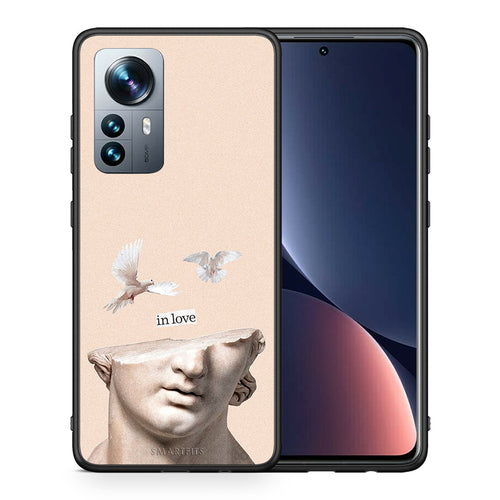 Θήκη Xiaomi 12 Pro In Love από τη Smartfits με σχέδιο στο πίσω μέρος και μαύρο περίβλημα | Xiaomi 12 Pro In Love case with colorful back and black bezels