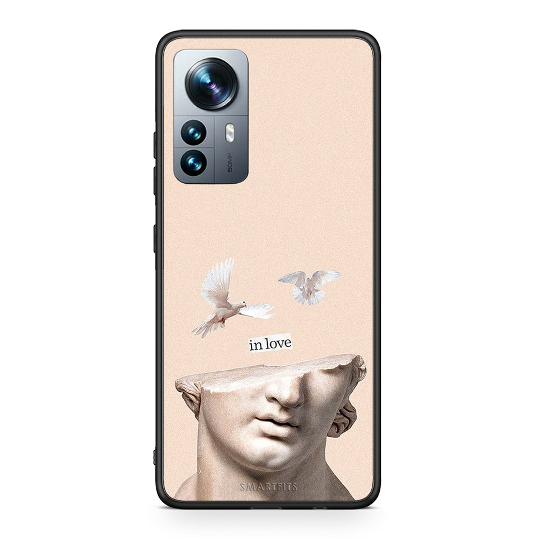 Xiaomi 12 Pro In Love θήκη από τη Smartfits με σχέδιο στο πίσω μέρος και μαύρο περίβλημα | Smartphone case with colorful back and black bezels by Smartfits