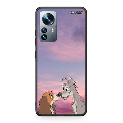 Xiaomi 12 Pro Lady And Tramp θήκη από τη Smartfits με σχέδιο στο πίσω μέρος και μαύρο περίβλημα | Smartphone case with colorful back and black bezels by Smartfits
