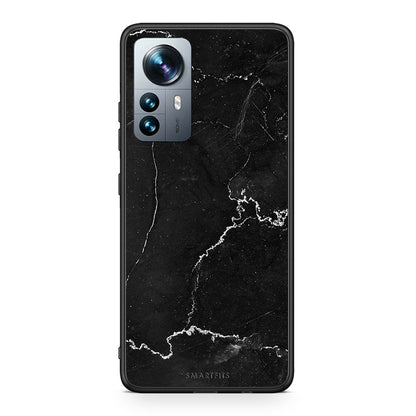 Xiaomi 12 Pro Marble Black θήκη από τη Smartfits με σχέδιο στο πίσω μέρος και μαύρο περίβλημα | Smartphone case with colorful back and black bezels by Smartfits