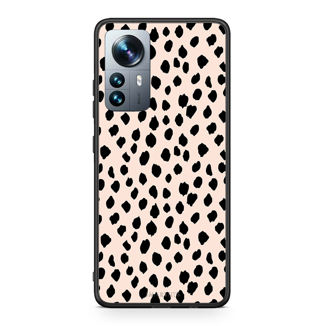 Xiaomi 12 Pro New Polka Dots θήκη από τη Smartfits με σχέδιο στο πίσω μέρος και μαύρο περίβλημα | Smartphone case with colorful back and black bezels by Smartfits