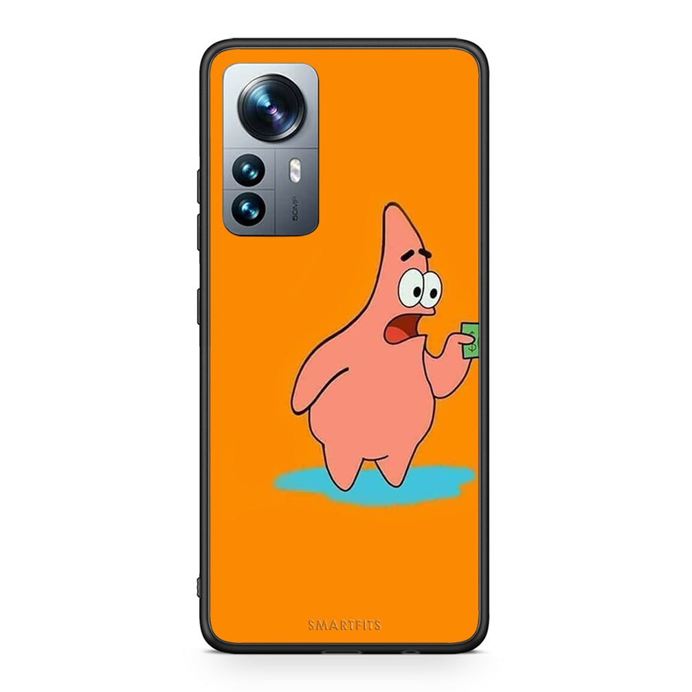 Xiaomi 12 Pro No Money 1 Θήκη Αγίου Βαλεντίνου από τη Smartfits με σχέδιο στο πίσω μέρος και μαύρο περίβλημα | Smartphone case with colorful back and black bezels by Smartfits