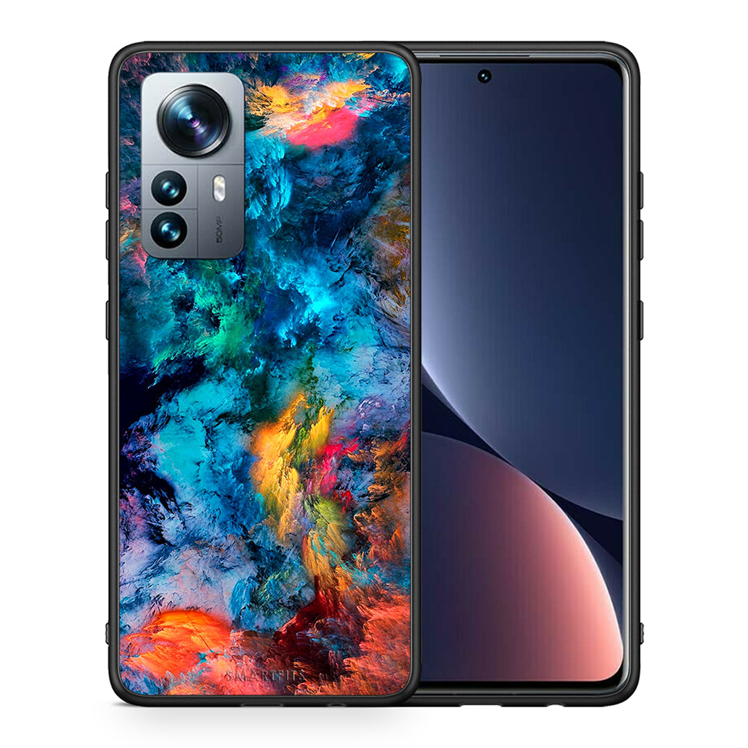Θήκη Xiaomi 12 Pro Crayola Paint από τη Smartfits με σχέδιο στο πίσω μέρος και μαύρο περίβλημα | Xiaomi 12 Pro Crayola Paint case with colorful back and black bezels