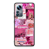 Thumbnail for Xiaomi 12 Pro Pink Love Θήκη Αγίου Βαλεντίνου από τη Smartfits με σχέδιο στο πίσω μέρος και μαύρο περίβλημα | Smartphone case with colorful back and black bezels by Smartfits
