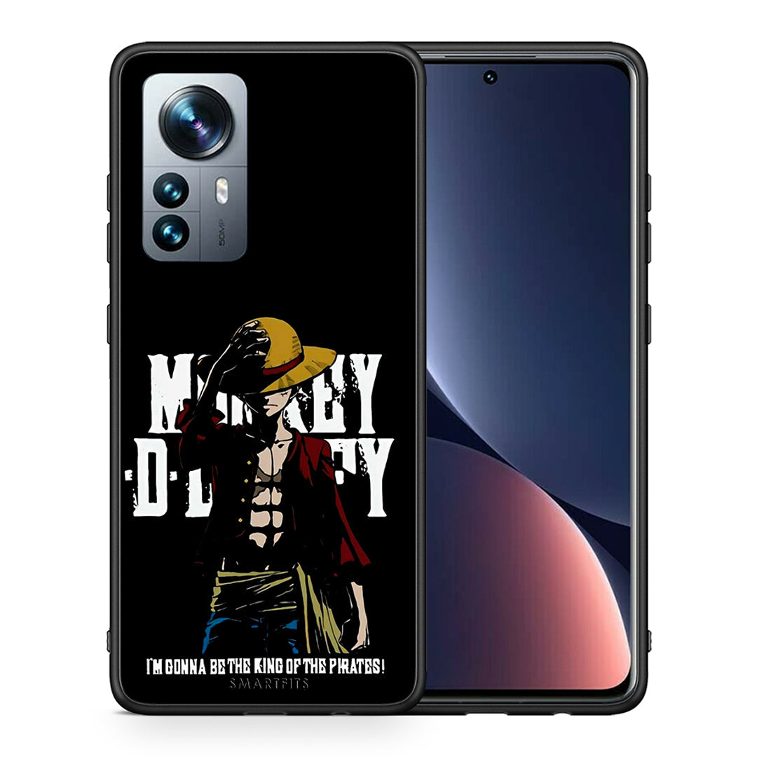Θήκη Xiaomi 12 Pro Pirate King από τη Smartfits με σχέδιο στο πίσω μέρος και μαύρο περίβλημα | Xiaomi 12 Pro Pirate King case with colorful back and black bezels