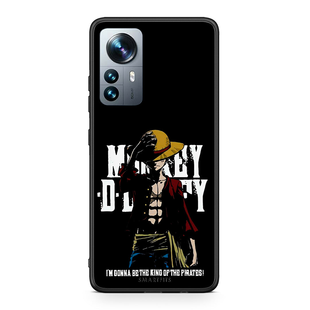 Xiaomi 12 Pro Pirate King θήκη από τη Smartfits με σχέδιο στο πίσω μέρος και μαύρο περίβλημα | Smartphone case with colorful back and black bezels by Smartfits